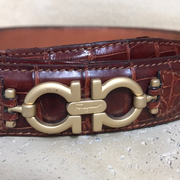 Salvatore Ferragamo Skin Leather belt 115 / 46
